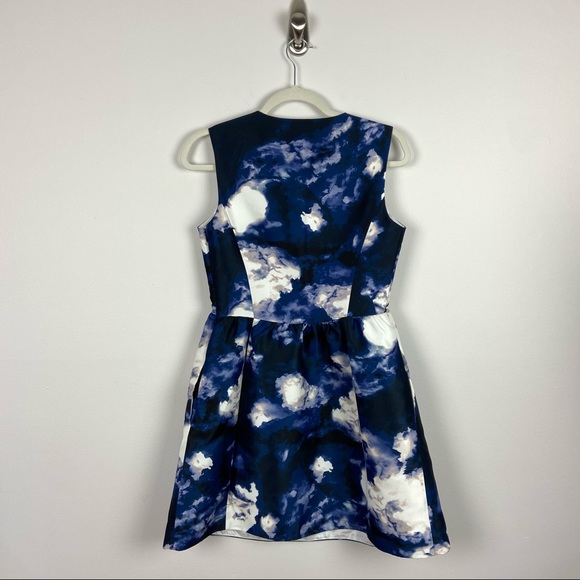Kate Spade Women's Floral Bluedusk Zip Joss Dress Sz 4 - Picture 3 of 9